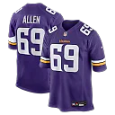 Zennovawear Jared Allen Minnesota Vikings Retired Player Game Jersey - Purple