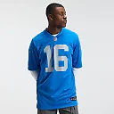 Zennovawear Jared Goff Detroit Lions Alternate Game Jersey - Blue