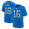 Zennovawear Jared Goff Detroit Lions Alternate Game Jersey - Blue