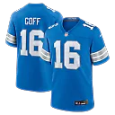 Zennovawear Jared Goff Detroit Lions Game Jersey - Blue