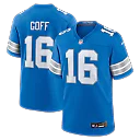 Zennovawear Jared Goff Detroit Lions Game Jersey - Blue