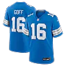 Zennovawear Jared Goff Detroit Lions Game Jersey - Blue