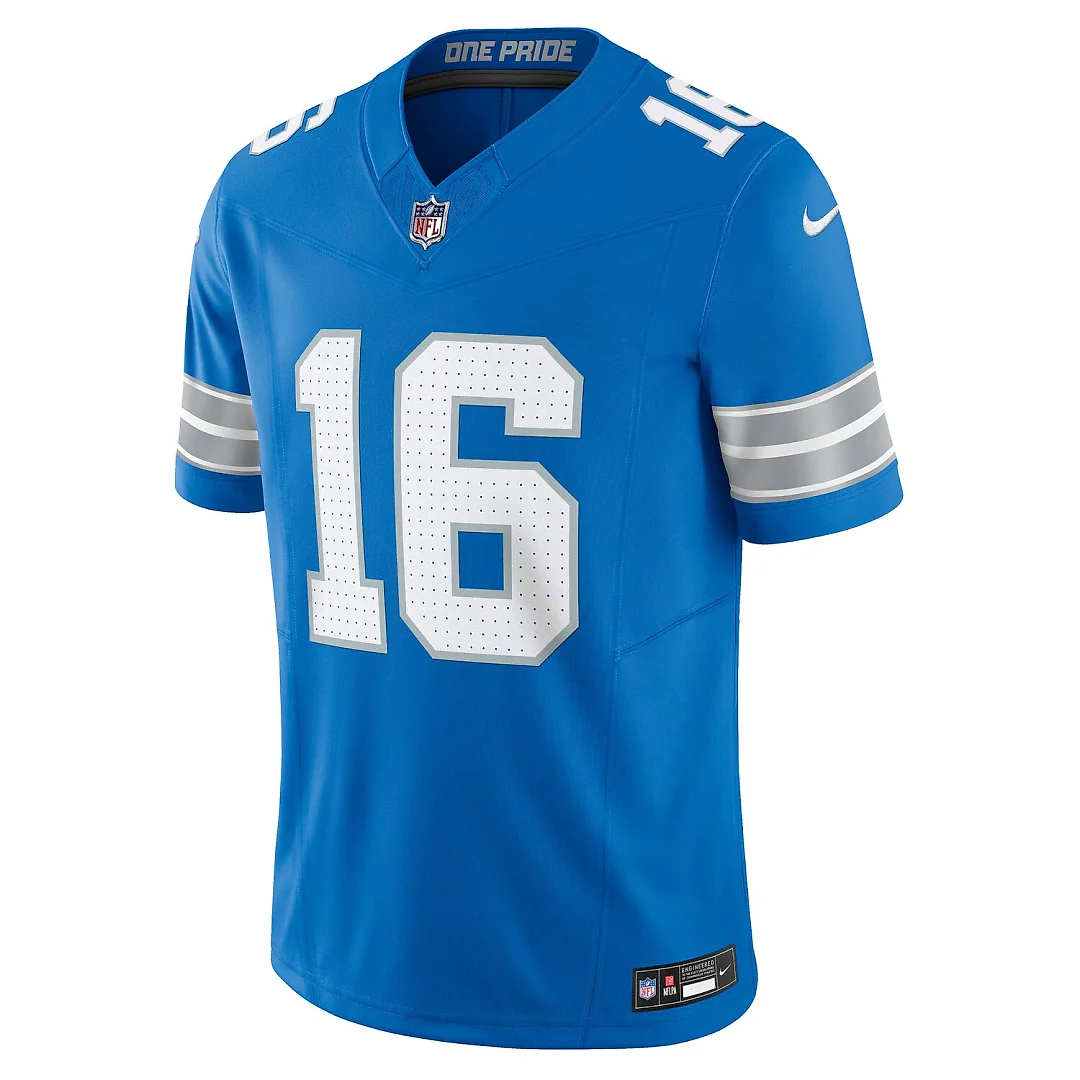 Zennovawear Jared Goff Detroit Lions Vapor FUSE. Limited Jersey - Blue