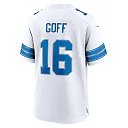 Zennovawear Jared Goff Detroit Lions Game Jersey - White