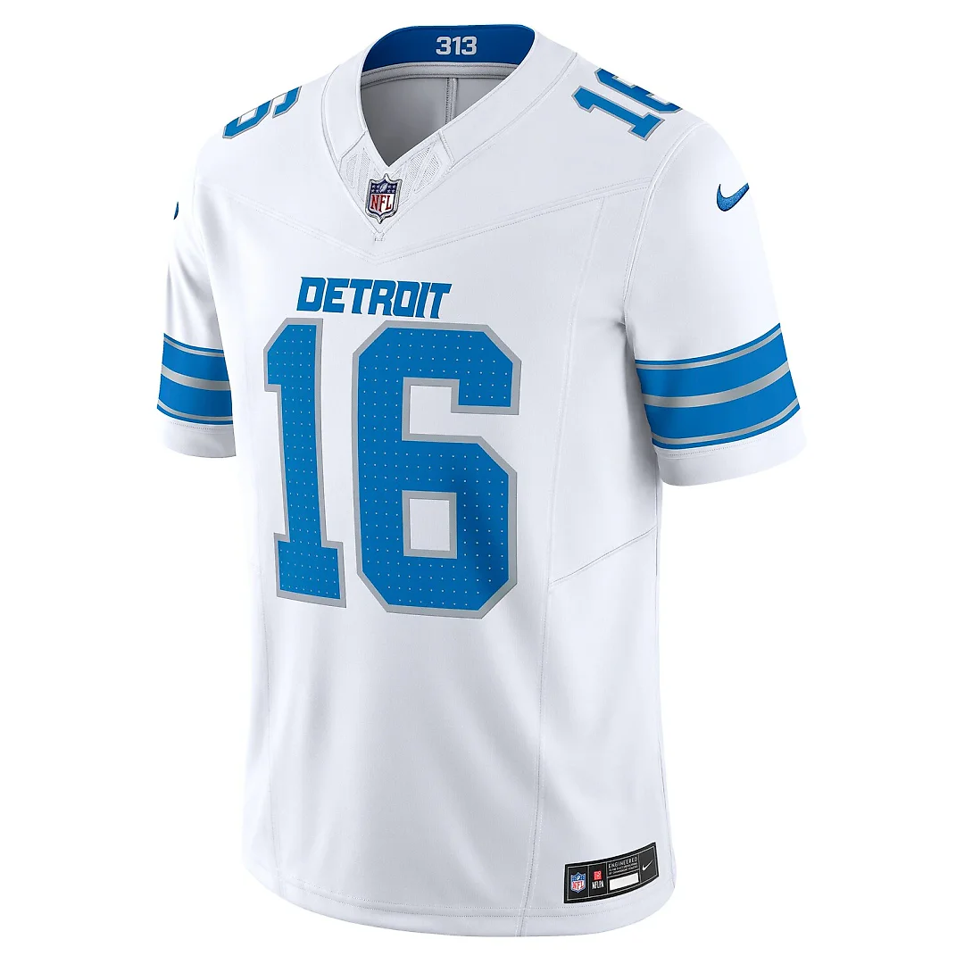 Zennovawear Jared Goff Detroit Lions Vapor FUSE. Limited Jersey - White