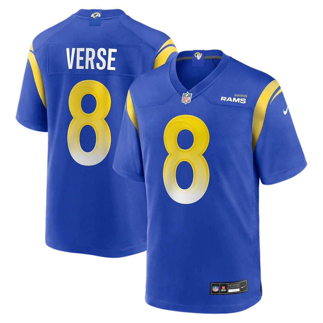 Zennovawear Jared Verse Los Angeles Rams Player Game Jersey - Royal