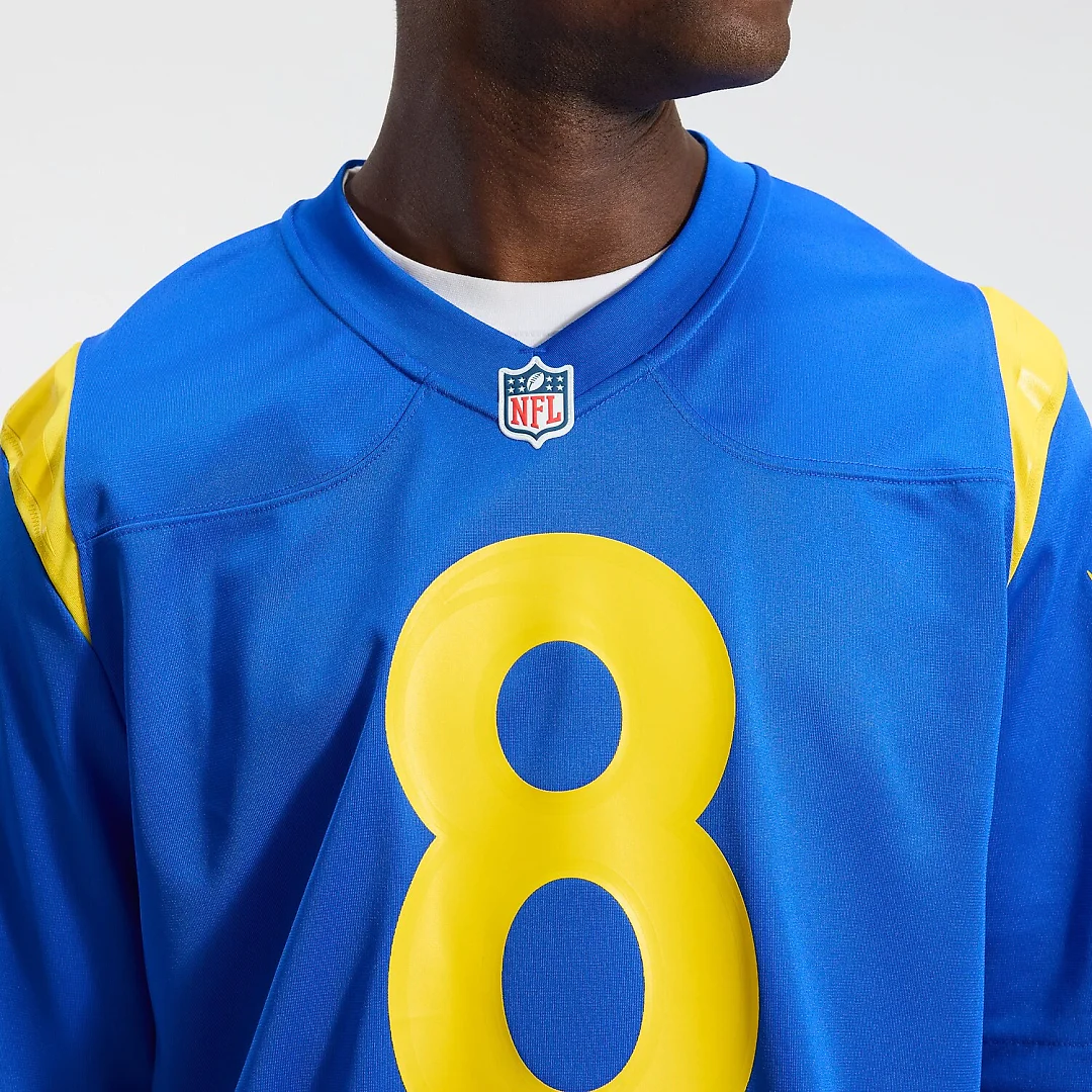 Zennovawear Jared Verse Los Angeles Rams Team Game Player Jersey - Royal