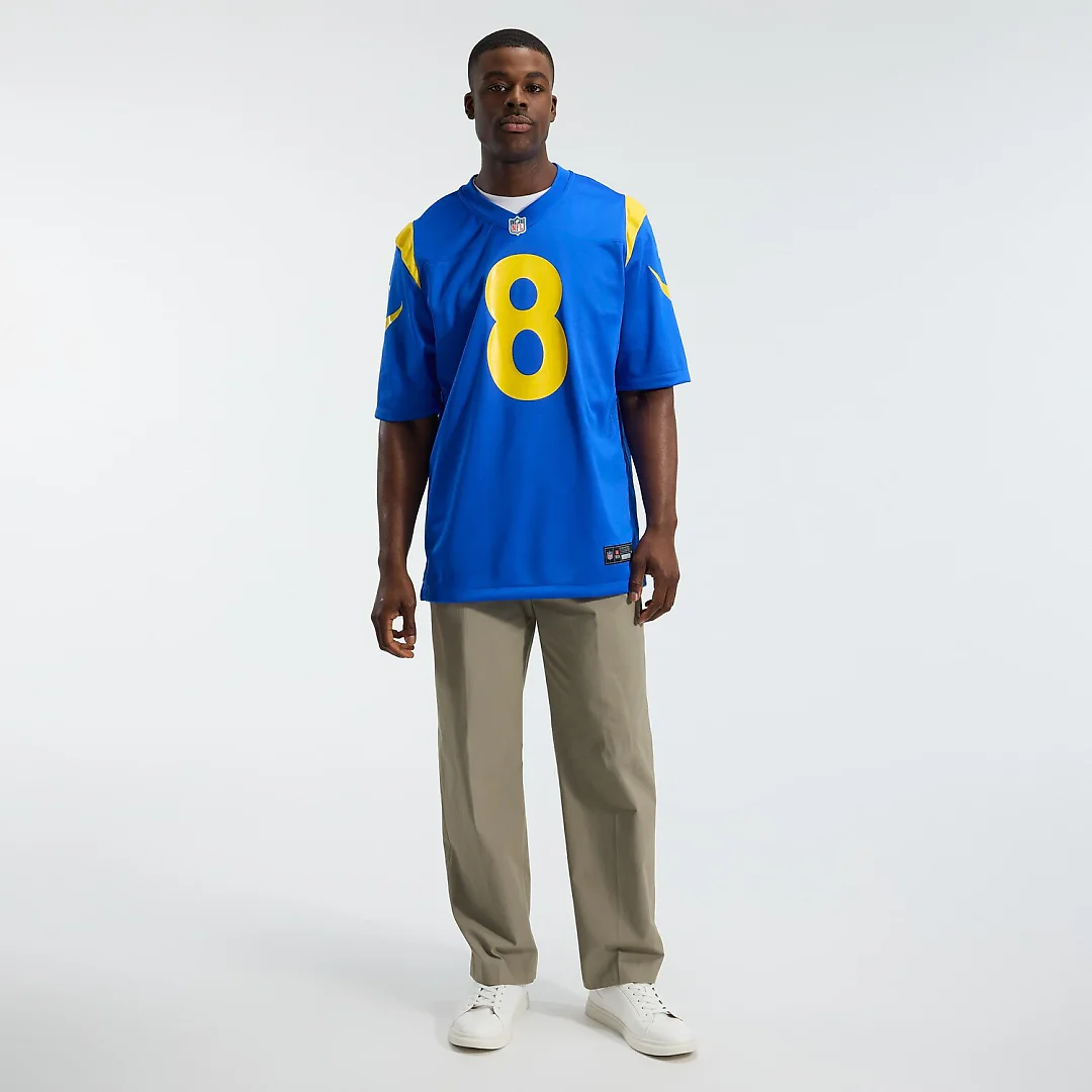 Zennovawear Jared Verse Los Angeles Rams Team Game Player Jersey - Royal