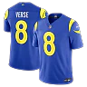 Zennovawear Jared Verse Los Angeles Rams Team Vapor FUSE. Stitched Limited Jersey - Royal