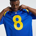 Zennovawear Jared Verse Los Angeles Rams Team Game Player Jersey - Royal