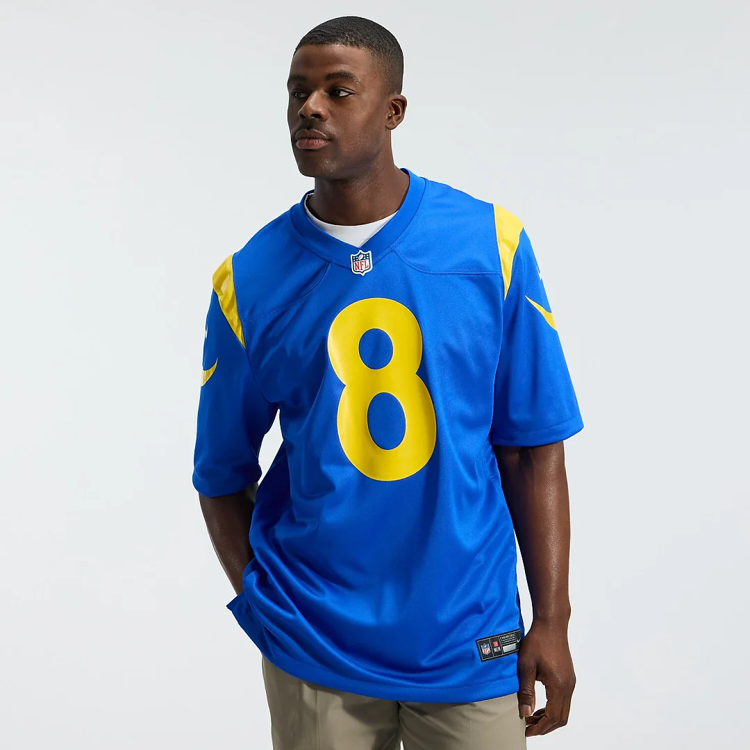 Zennovawear Jared Verse Los Angeles Rams Team Game Player Jersey - Royal
