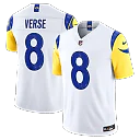 Zennovawear Jared Verse Los Angeles Rams Vapor FUSE. Stitched Limited Jersey - White