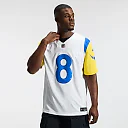 Zennovawear Jared Verse Los Angeles Rams Vapor FUSE. Stitched Limited Jersey - White