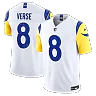 Zennovawear Jared Verse Los Angeles Rams Vapor FUSE. Stitched Limited Jersey - White