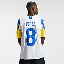 Zennovawear Jared Verse Los Angeles Rams Vapor FUSE. Stitched Limited Jersey - White