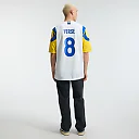 Zennovawear Jared Verse Los Angeles Rams White Game Player Jersey - White