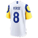 Zennovawear Jared Verse Los Angeles Rams White Game Player Jersey - White