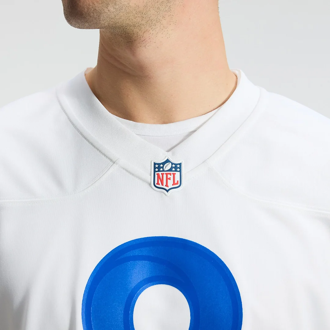 Zennovawear Jared Verse Los Angeles Rams White Game Player Jersey - White