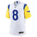 Zennovawear Jared Verse Los Angeles Rams White Game Player Jersey - White