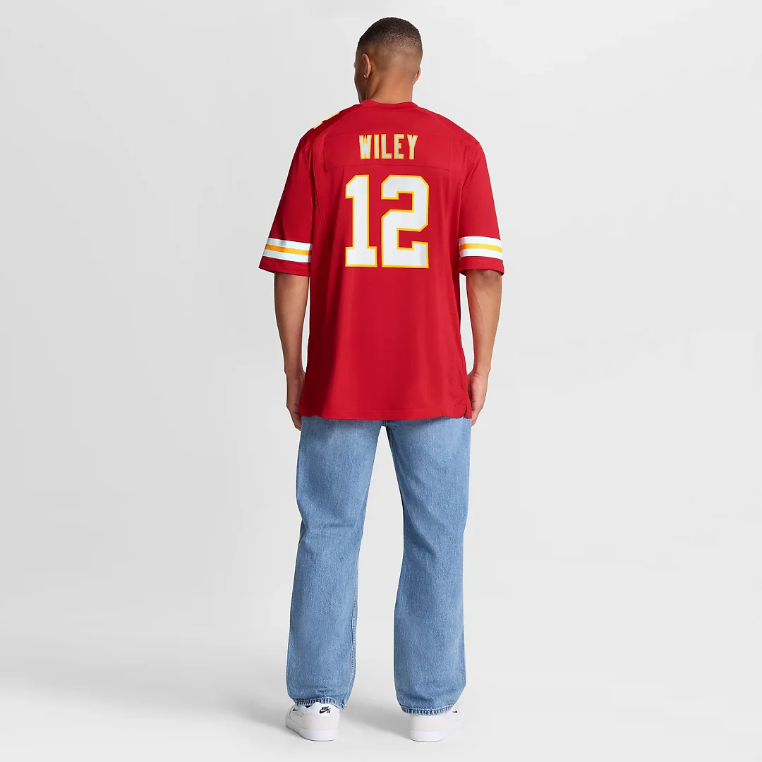 Zennovawear Jared Wiley Kansas City Chiefs Game Jersey - Red