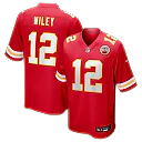 Zennovawear Jared Wiley Kansas City Chiefs Game Jersey - Red