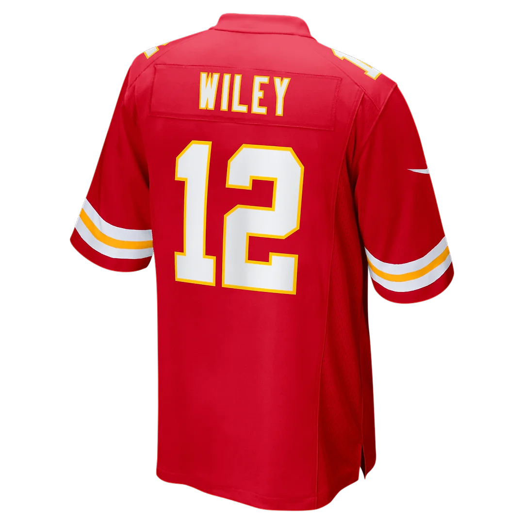 Zennovawear Jared Wiley Kansas City Chiefs Game Jersey - Red