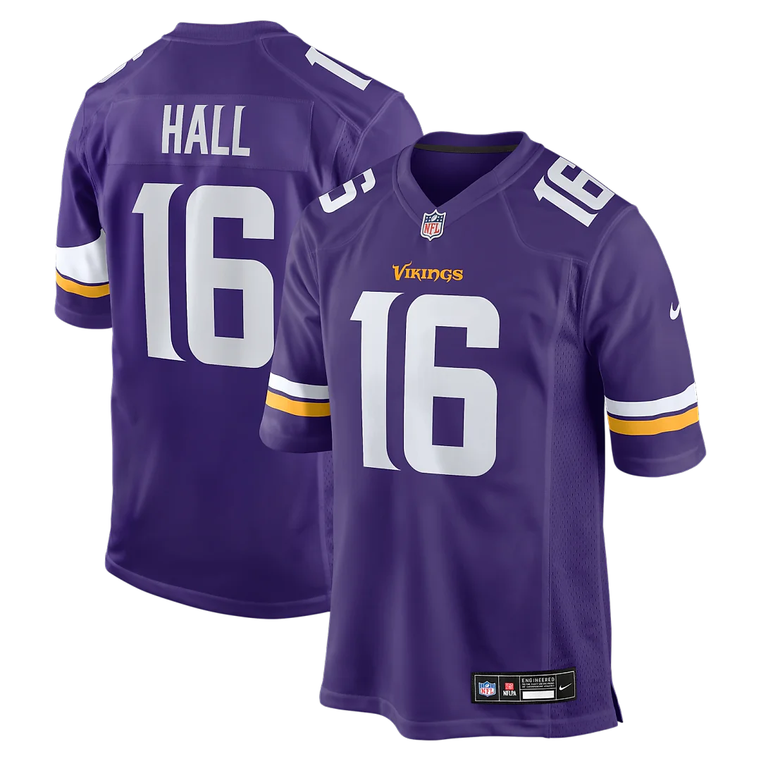 Zennovawear Jaren Hall Minnesota Vikings Game Jersey - Purple