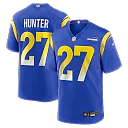 Zennovawear Jarquez Hunter Los Angeles Rams Team Game Jersey - Royal