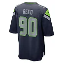Zennovawear Jarran Reed Seattle Seahawks Game Jersey - College Navy