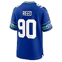 Zennovawear Jarran Reed Seattle Seahawks Alternate Game Jersey - Royal