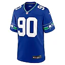 Zennovawear Jarran Reed Seattle Seahawks Alternate Game Jersey - Royal