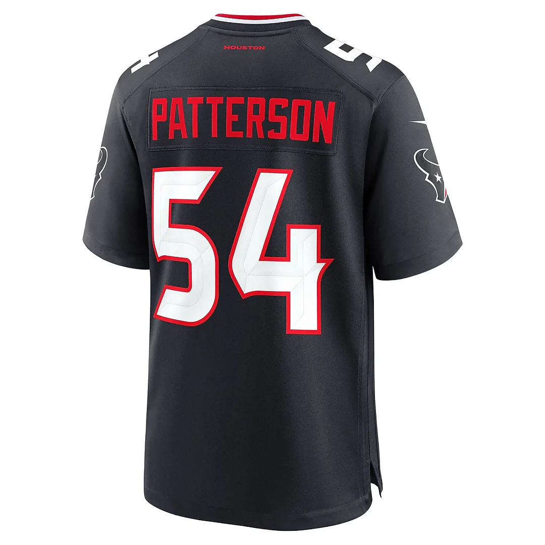 Zennovawear Jarrett Patterson Houston Texans Team Game Jersey - Navy