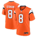 Zennovawear Jarrett Stidham Denver Broncos Team Game Jersey - Orange