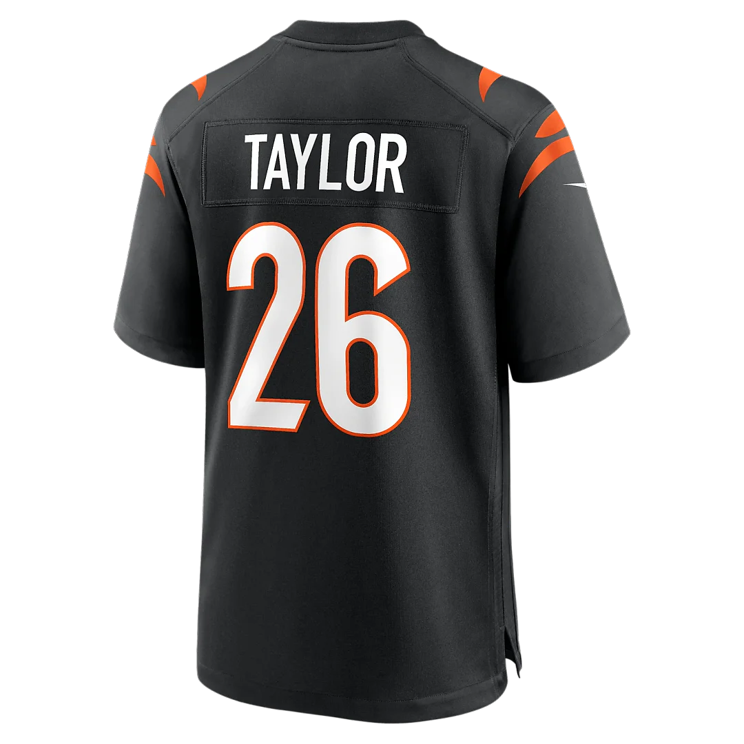 Zennovawear Ja'Sir Taylor Cincinnati Bengals Team Game Jersey - Black