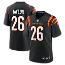 Zennovawear Ja'Sir Taylor Cincinnati Bengals Team Game Jersey - Black