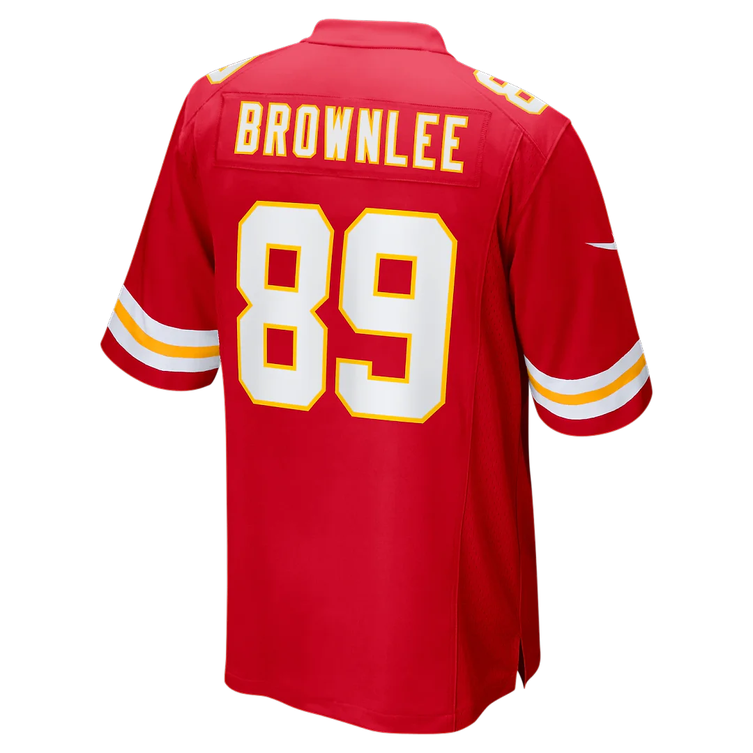 Zennovawear Jason Brownlee Kansas City Chiefs Team Game Jersey - Red