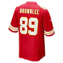 Zennovawear Jason Brownlee Kansas City Chiefs Team Game Jersey - Red