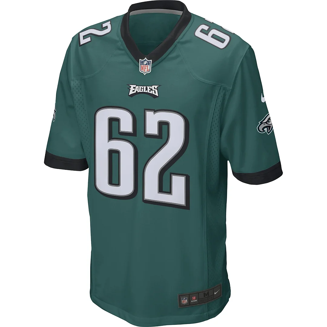 Zennovawear Jason Kelce Philadelphia Eagles Game Jersey - Midnight Green