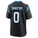 Zennovawear Ja'Tavion Sanders Carolina Panthers Game Jersey - Black