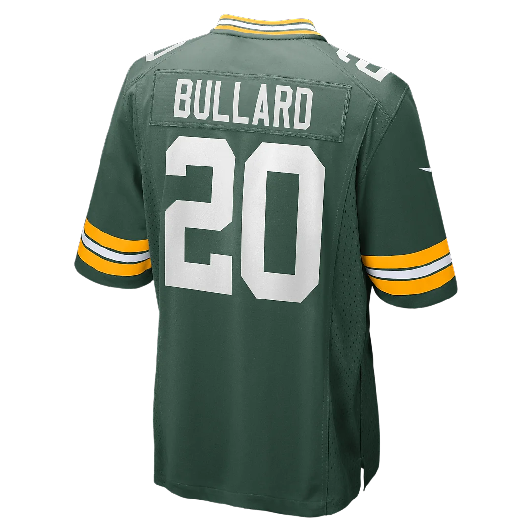 Zennovawear Javon Bullard Green Bay Packers Game Jersey - Green