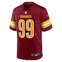 Zennovawear Javon Kinlaw Washington Commanders Team Game Jersey - Burgundy