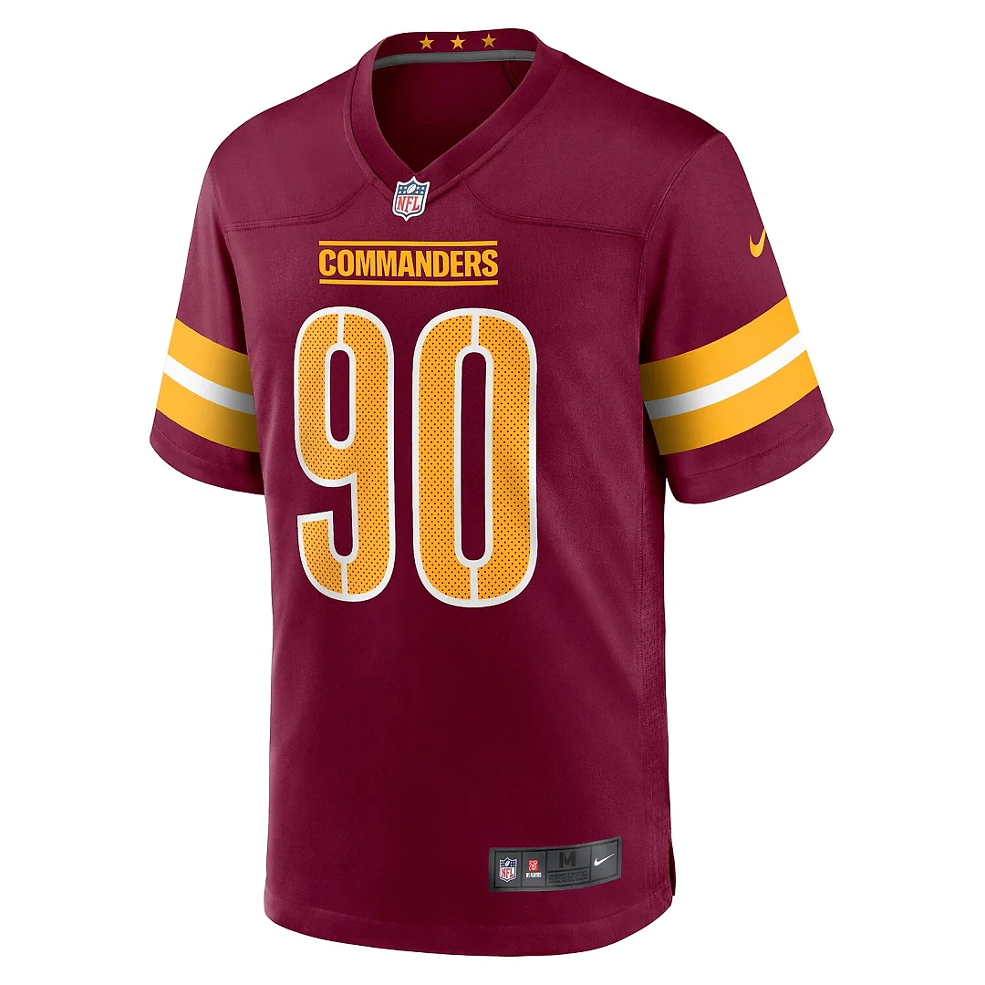 Zennovawear Javontae Jean-Baptiste Washington Commanders Game Jersey - Burgundy