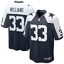 Zennovawear Javonte Williams Dallas Cowboys Alternate Game Jersey - Navy