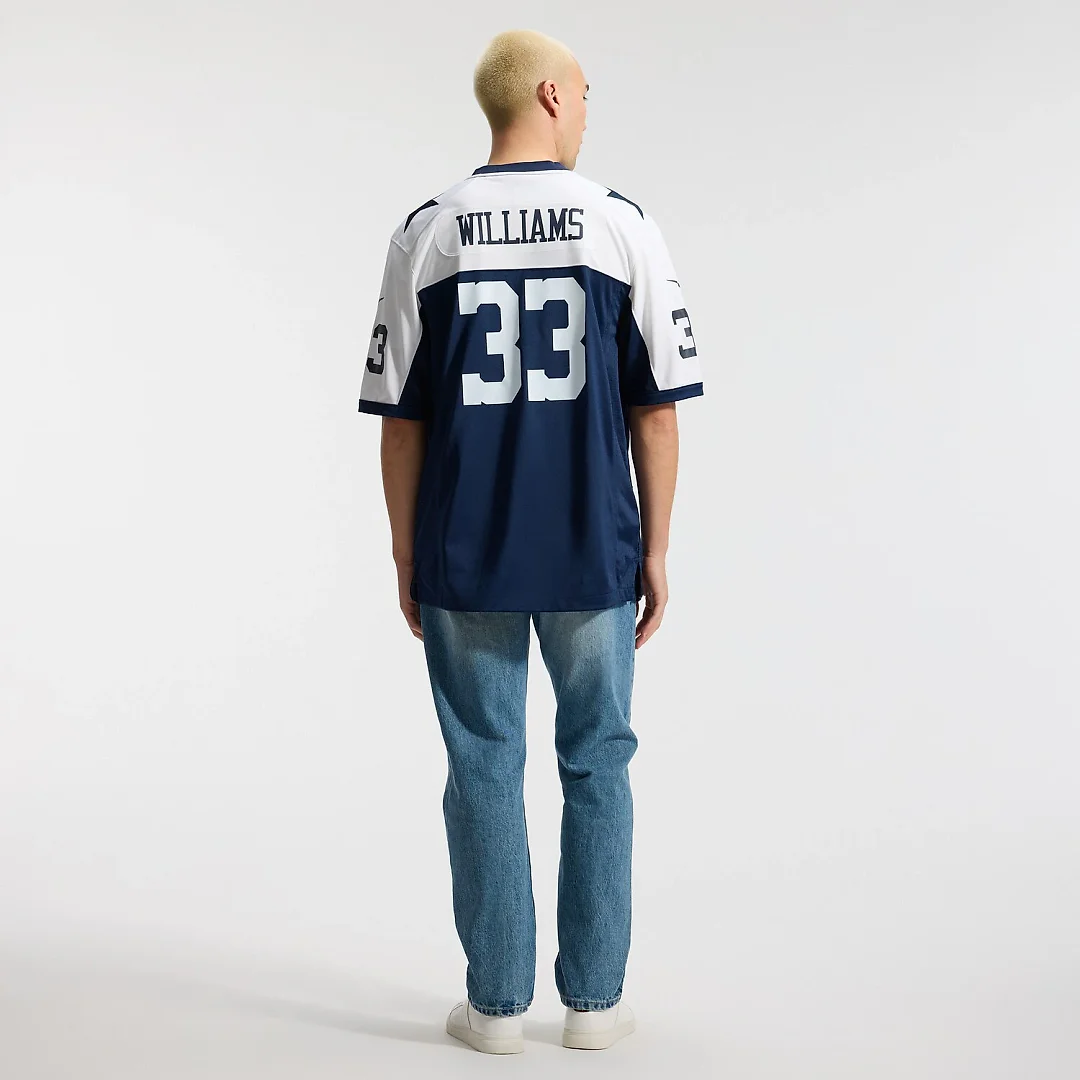 Zennovawear Javonte Williams Dallas Cowboys Alternate Game Jersey - Navy