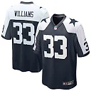 Zennovawear Javonte Williams Dallas Cowboys Alternate Game Jersey - Navy