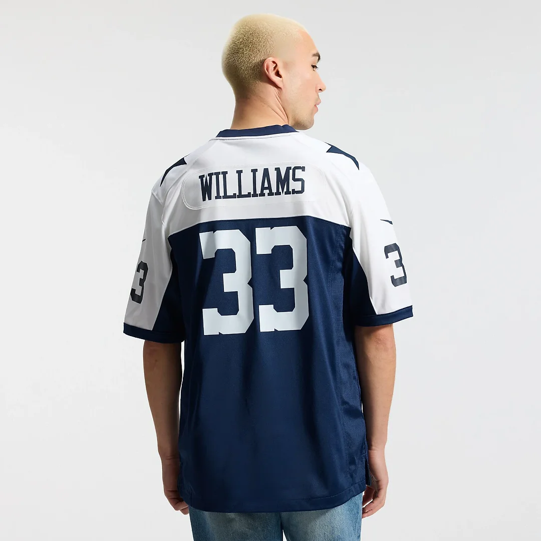 Zennovawear Javonte Williams Dallas Cowboys Alternate Game Jersey - Navy