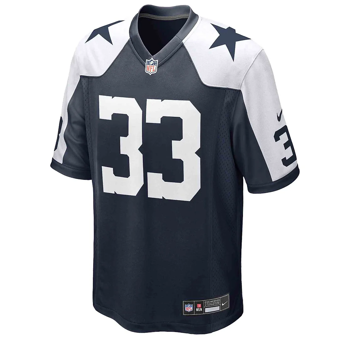 Zennovawear Javonte Williams Dallas Cowboys Alternate Game Jersey - Navy