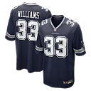Zennovawear Javonte Williams Dallas Cowboys Team Game Jersey - Navy