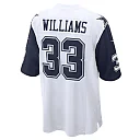 Zennovawear Javonte Williams Dallas Cowboys Alternate Game Jersey - White