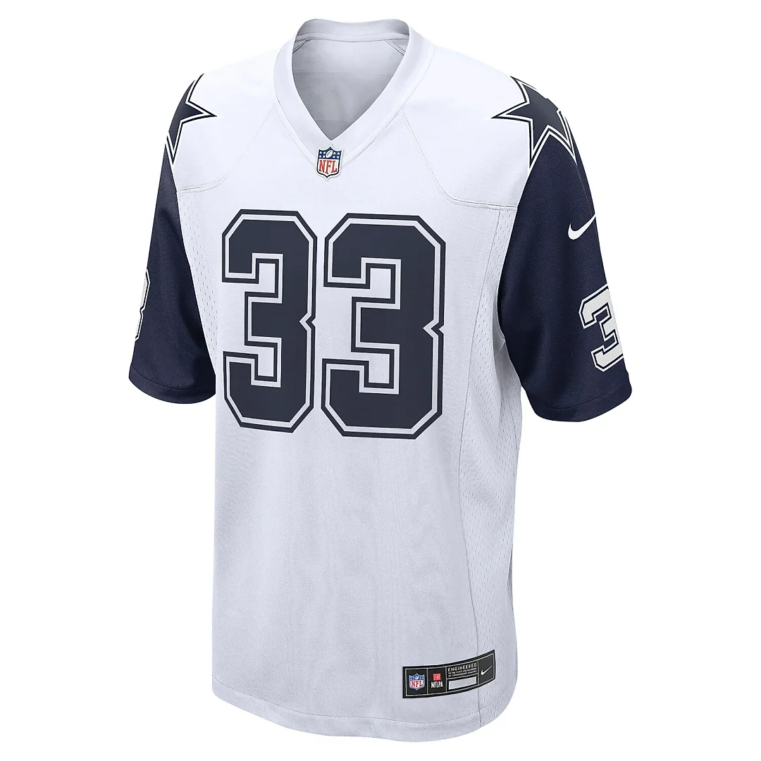 Zennovawear Javonte Williams Dallas Cowboys Alternate Game Jersey - White